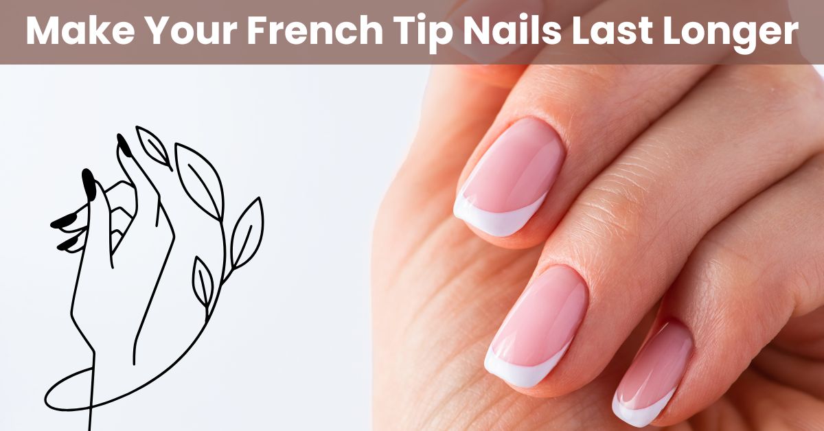 Trendy French manicure in soft pink and white